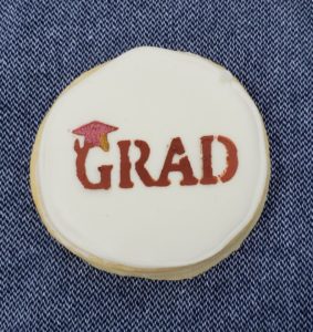 GF Graduation Themed Sugar Cookie