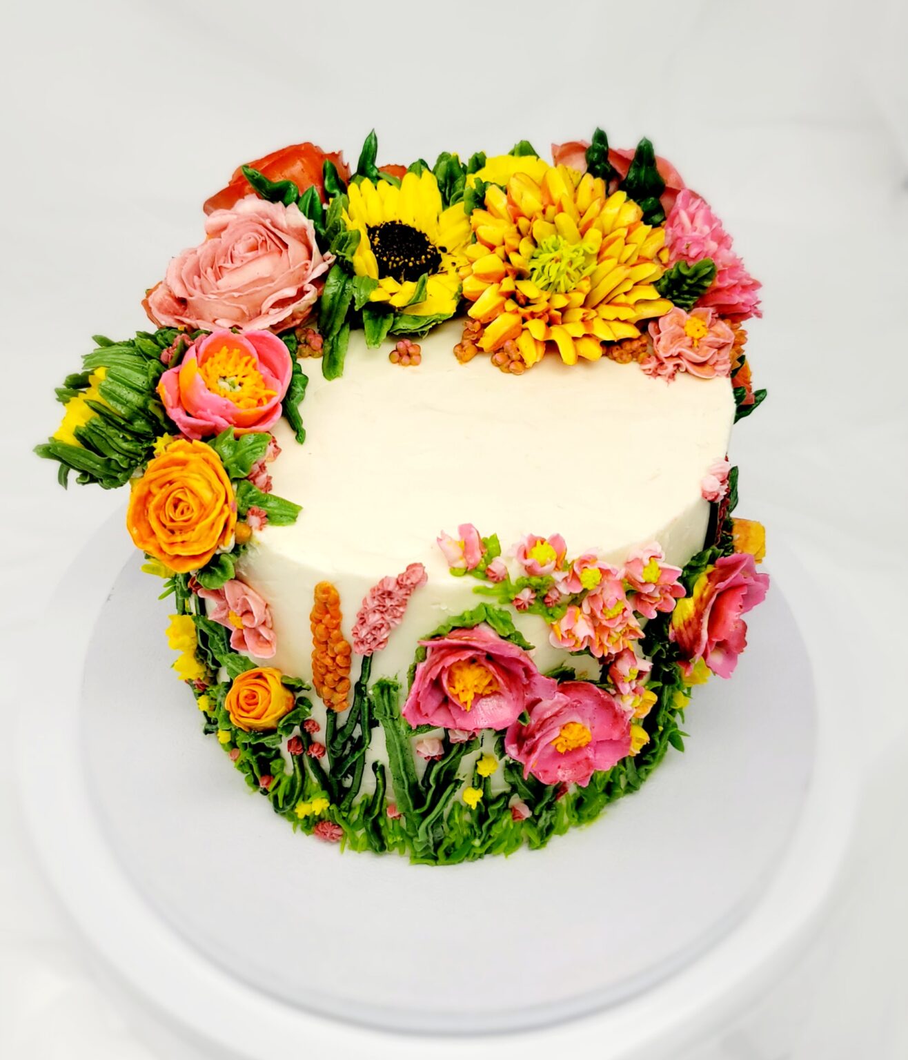 Flower Cake - 6 inch