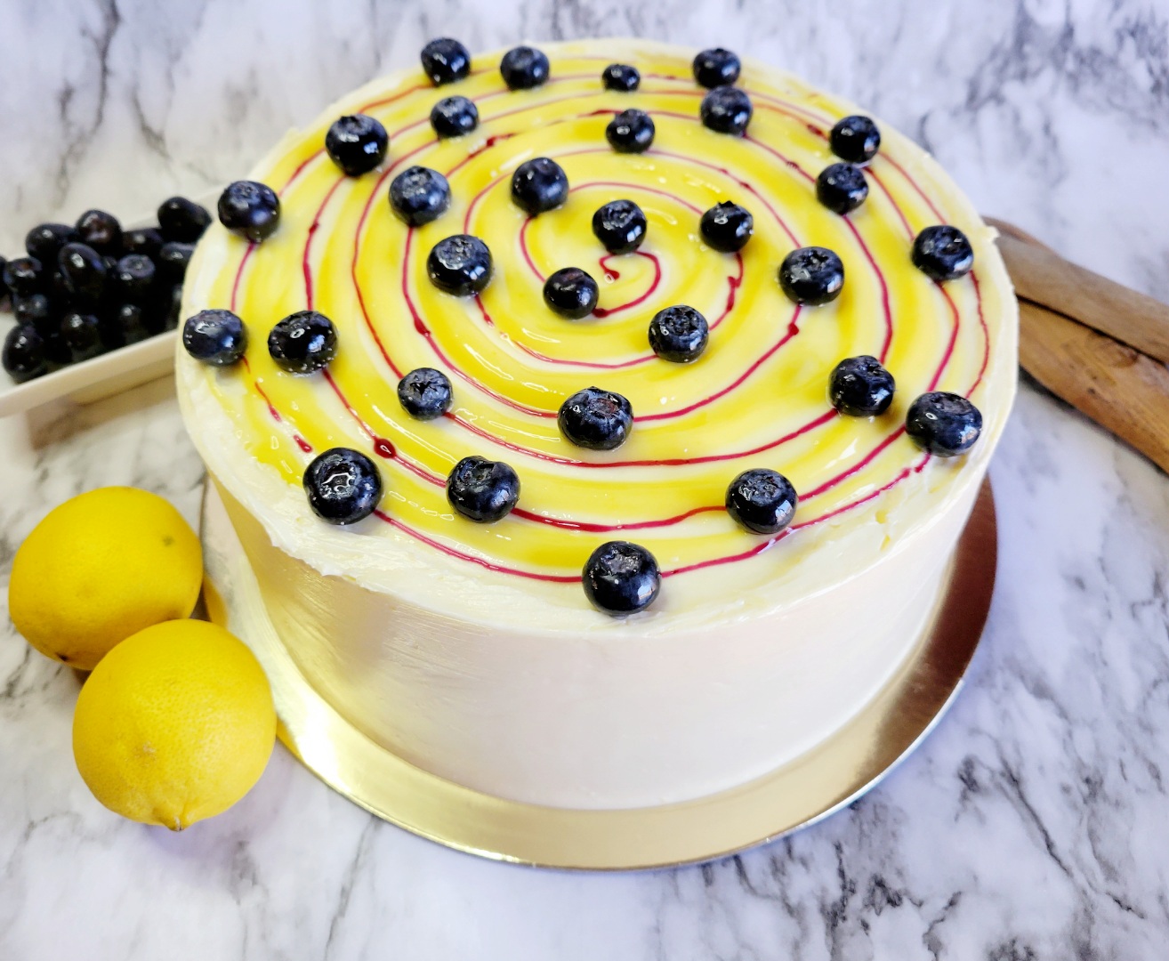 Lemon-Blueberry Cake